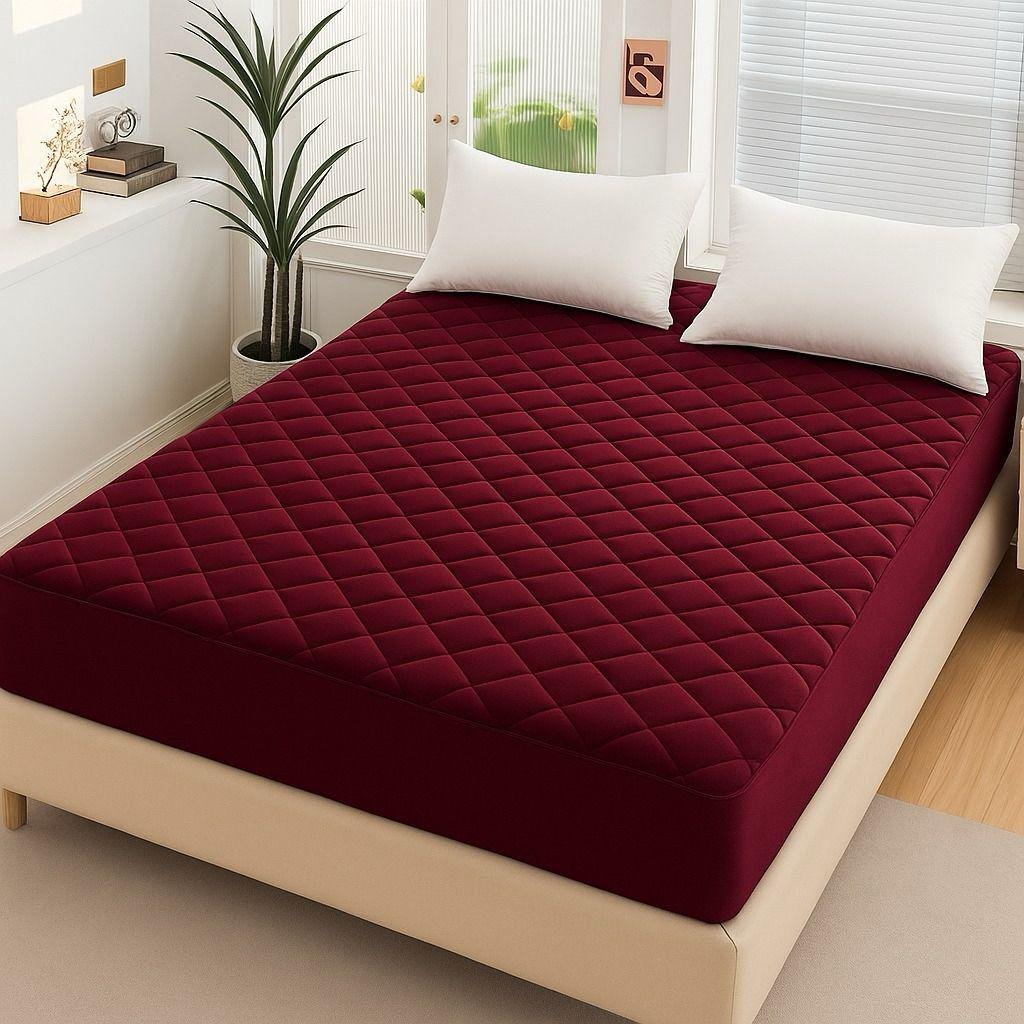 Fancy Cotton Quilted Waterproof Mattress Cover