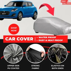 Suzuki Swift 2022-2023 Car Top Cover – Waterproof & Dustproof Silver Spray Coated